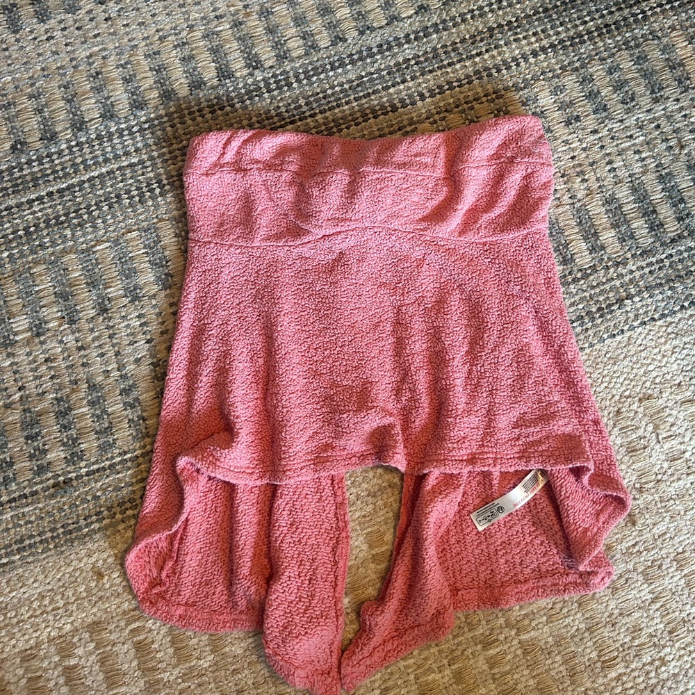 Free People Pink Strapless Top